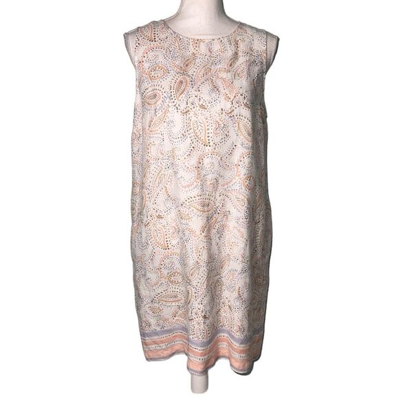 Rachel Ashwell Linen Sleeveless Dress Large Pockets Lightweight Summer - Picture 1 of 11